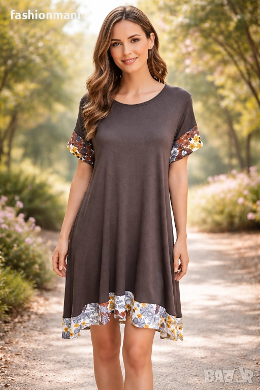 Разкроена рокля - код 748, снимка 1