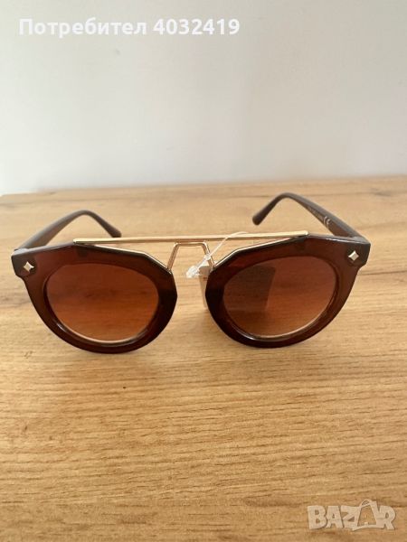 Дамски слънчеви очила с кафяви рамки, снимка 1