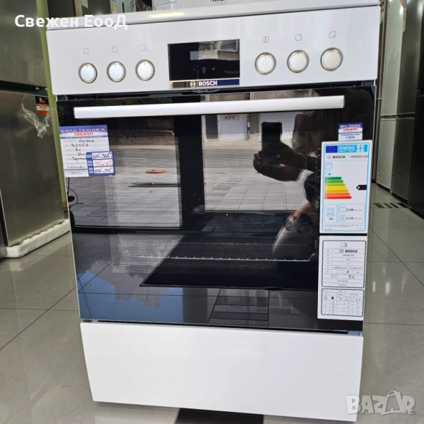 готварска печка BOSCH - 60 sm.- бяла, снимка 1