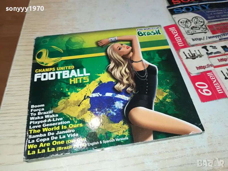 FOOTBALL HITS BRASIL CD 1004252242, снимка 1