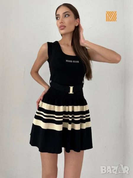 рокля с колан miu miu, снимка 1