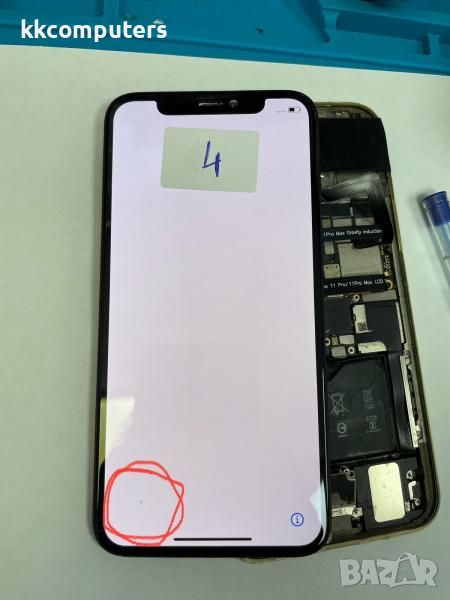 LCD Дисплей за iPhone 11 Pro 5.8 + Тъч скрийн / Черен / ДЕФЕКТ 5 Баркод : 483607, снимка 1