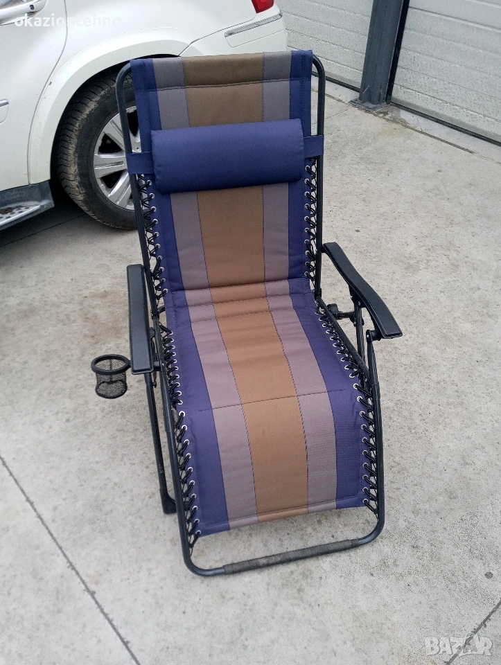 Къмпинг стол шезлонг, снимка 1