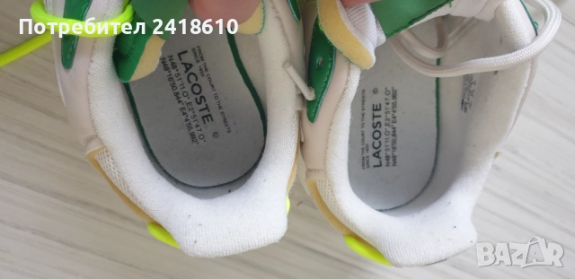 Lacoste Sneakers Mens Size 43/27.5см  НОВО! ОРИГИНАЛ! Мъжки Спортно - елегантни кецове!, снимка 3 - Кецове - 52203718