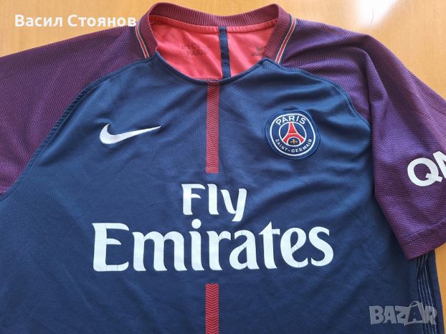 ПСЖ / Paris Saint-Germain Nike 2017-18г. - размер S, снимка 2 - Фен артикули - 46430708