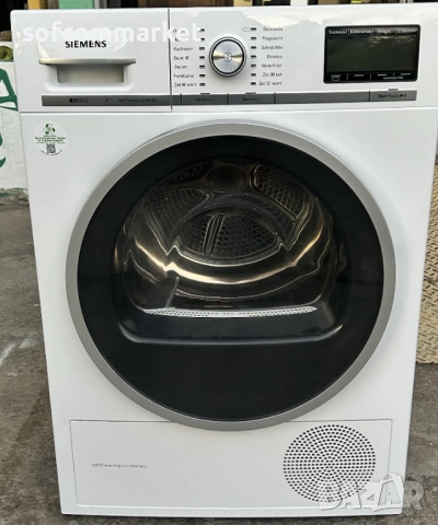 Сушилня Siemens iQ800 с термопомпа WT47Y701 iSensoric Premium, снимка 5 - Сушилни - 52225988