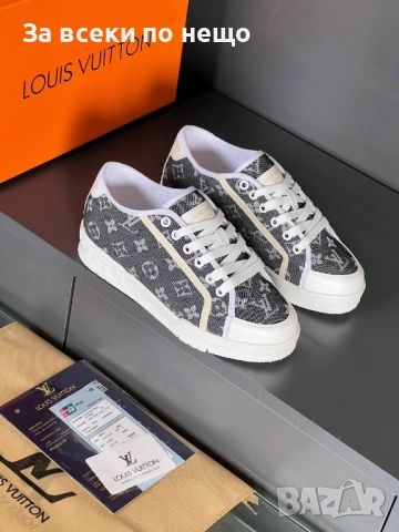 Louis Vuitton Дамски Черни Маратонки👟Дамски Спортни Обувки Код E1106