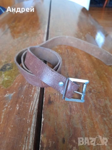 Стар кожен колан #12, снимка 2 - Други ценни предмети - 53144139