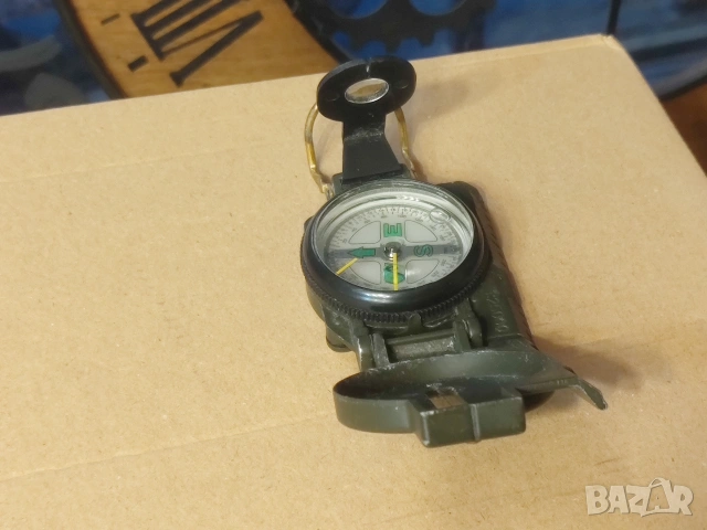 Джобен компас Black Fox Military Compass, тъмнозелен, снимка 7 - Ножове - 53064673