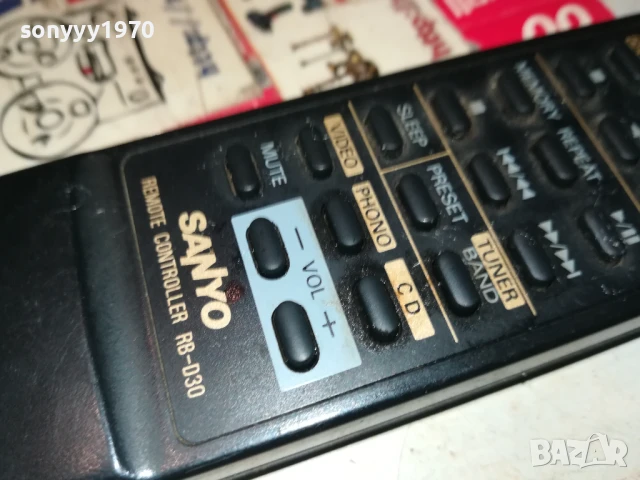 SANYO RB-D30 AUDIO REMOTE-ВНОС SWISS 0306251044, снимка 5 - Други - 50530777