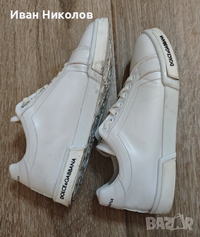 Dolce & Gabbana бели кецове, 26,5см стелка, снимка 4 - Маратонки - 52110530