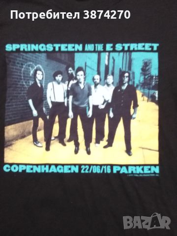 Тениска Springsteen and the E street, размер М, снимка 2 - Тениски - 45654010