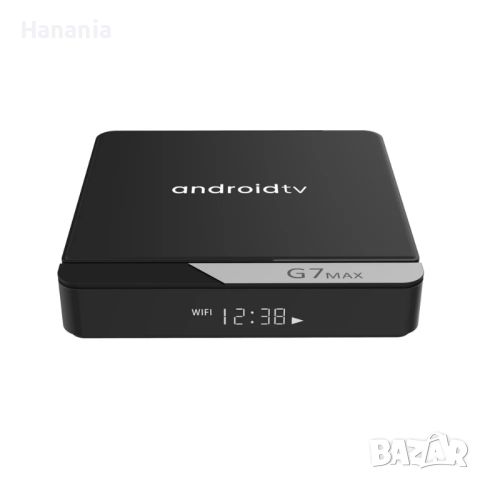 TV Box G7 MAX, Smart TV, AndroidTV, ТВ Бокс, Amlogic S905X4, 4/32GB, IPTV, , снимка 3 - Приемници и антени - 45343923