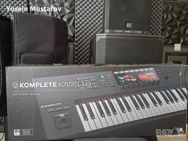 Komplete kontrol s49, midi keyboard, миди клавиатура, снимка 4 - Синтезатори - 46467733