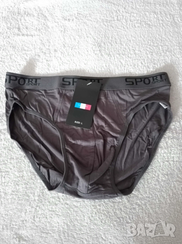 Мъжки бамбукови слипове размер L - 4 цвята, снимка 2 - Бельо - 53932521