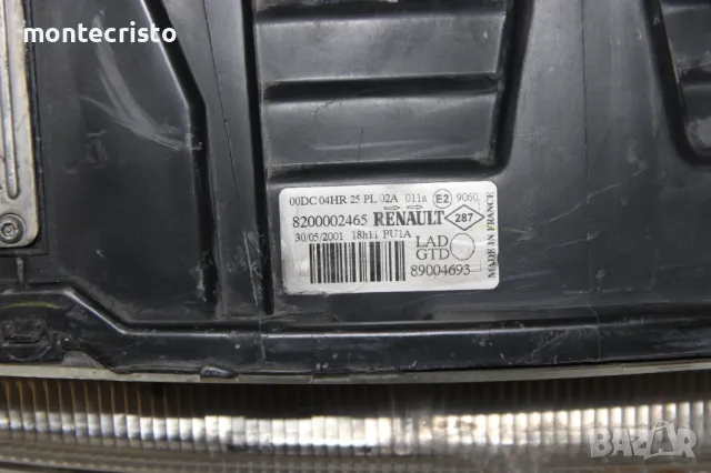 Ляв фар Renault Laguna II (2001-2005г.) 8200002465 / 89004693 xenon ксенонов фар Лагуна, снимка 16 - Части - 47400526