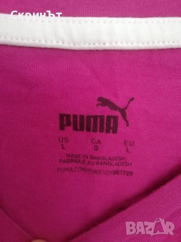 PUMA/L, Отлично състояние! , снимка 4 - Тениски - 46481058