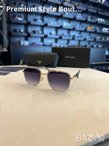 Слънчеви очила prada ray ban Burberry chanel с ув защита, с черен обикновен калъф  на марката , снимка 2 - Слънчеви и диоптрични очила - 54174325