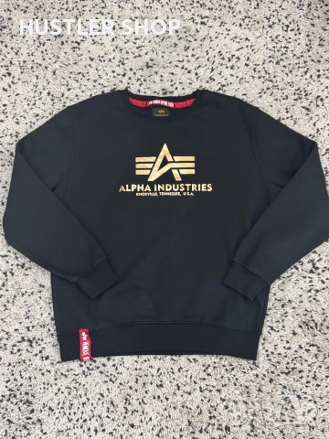 Мъжка блуза ALPHA INDUSTRIES. Размер L, снимка 4 - Блузи - 53273635