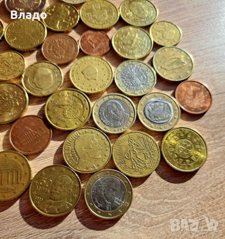 Евро монети , 50 цента, 1 и 2 евро , снимка 5 - Нумизматика и бонистика - 53663337