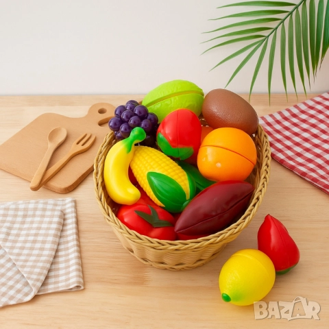 Детски комплект от цветни плодове и зеленчуци, снимка 6 - Други - 52054280