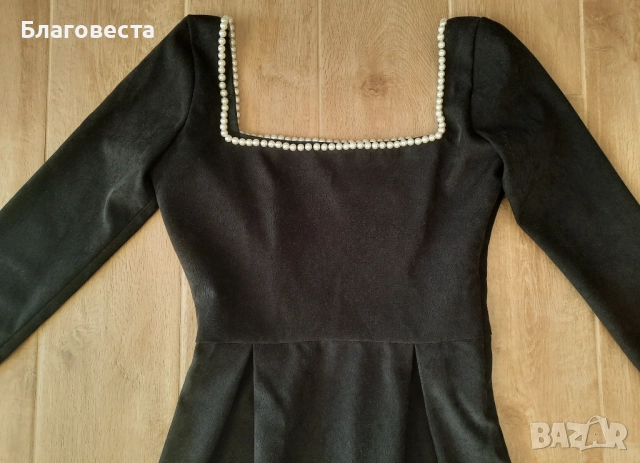 Къса рокля с перли на Vendetta Exclusive, снимка 2 - Рокли - 52178609