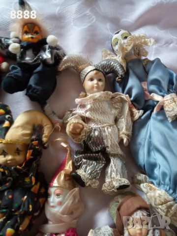 Лот от кукли клоуни -порцелан, снимка 2 - Колекции - 46397001