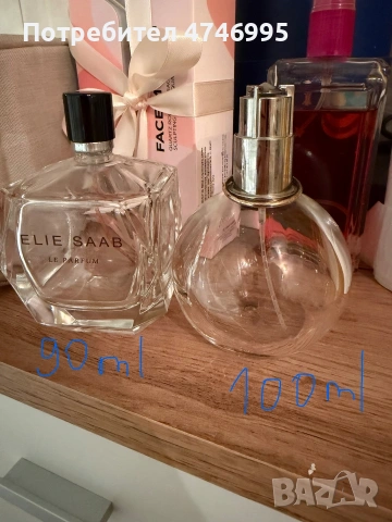 празни шишета от парфюми