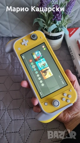 Nintendo switch lite като нова с подарък , снимка 17 - Nintendo конзоли - 53855792