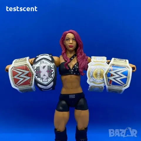 Екшън фигура WWE Sasha Banks Саша Банкс играчка Elite Series Mattel figure Black Mercedes Mone, снимка 2 - Колекции - 48747449