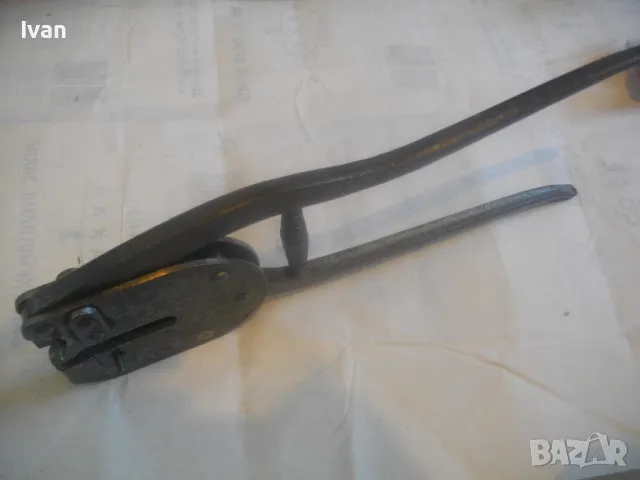 ГОЛЕМИ МАСИВНИ ЩАНЦОВИ КЛЕЩИ СТАРО КАЧЕСТВО ЗА СЪЕДИНЯВАНЕ НА ЛАМАРИНА 2,2кг ФРГ EDEL 24 ОТВОР 36мм, снимка 8 - Клещи - 50350725