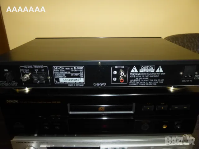 TUNER DENON TU-580 RD С ДИСТАНЦИОННО, снимка 14 - Ресийвъри, усилватели, смесителни пултове - 50213021