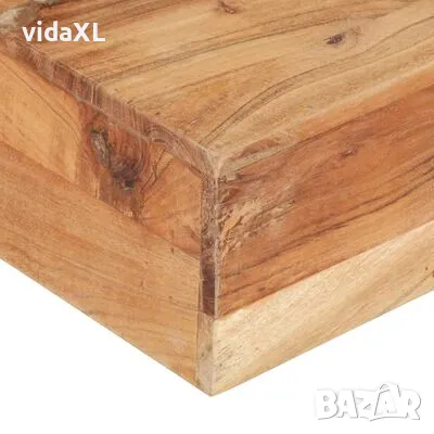 vidaXL Маса за кафе, 80x80x28 cм, акациево дърво масив(SKU:323593), снимка 3 - Маси - 48495653