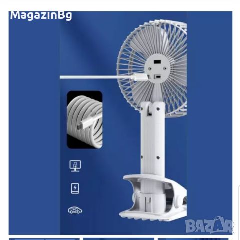 Мини настолен вентилатор с щипка

ventilator , снимка 4 - Вентилатори - 45719921