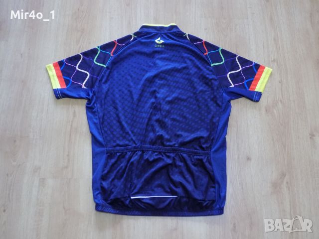 вело джърси gwell тениска блуза оригинално шосейно колоездене мъжко XL, снимка 2 - Спортни дрехи, екипи - 45641891