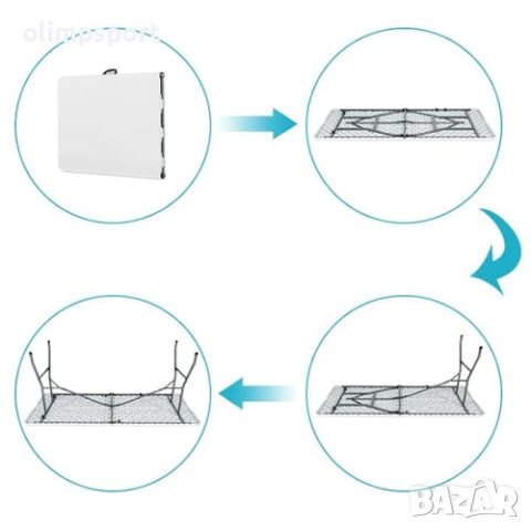 Градинска сгъваема маса , снимка 4 - Градински мебели, декорация  - 45844002
