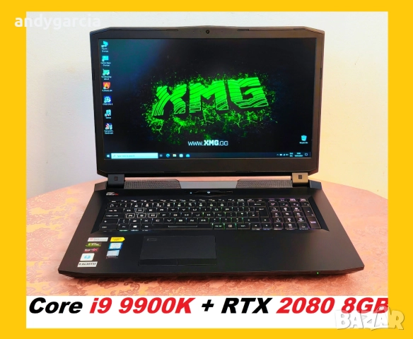  RTX 2080 8GB/Core i9-9900K/17.3 G-SYNC 144Hz IPS/16GB RAM/512GB SSD NVMe/ PC Specialist Octane VI,, снимка 1