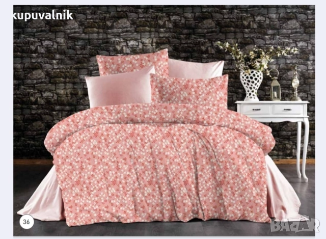 Луксозен спален комплект / спално бельо - Ранфорс 100% памук, снимка 17 - Спално бельо - 51990711