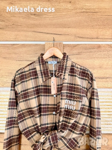 Разкошна риза Miu Miu, снимка 3 - Ризи - 53613904