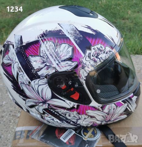 НОВА КАСКА шлем MT THUNDER размер XS за мотоциклет (мотор), скутер, АТВ , снимка 4 - Спортна екипировка - 46423915