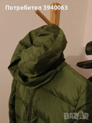 Пухено яке Марела спорт зелено, снимка 5 - Якета - 52674269