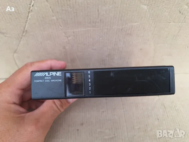 ALPINE 4905 магазин 6 диска за ченджър cd changer magazine, снимка 4 - Други - 47183663