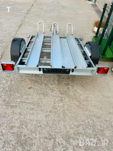 НОВО Туристическо ремарке за мотори NEPTUN MOTO 3 (N7-221), снимка 4 - Ремаркета - 47470284