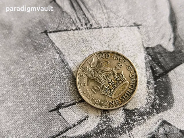 Монета - Великобритания - 1 шилинг | 1948г.