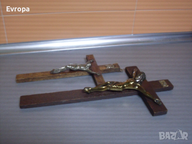 Дървен кръст- разпятие., снимка 9 - Декорация за дома - 49623185