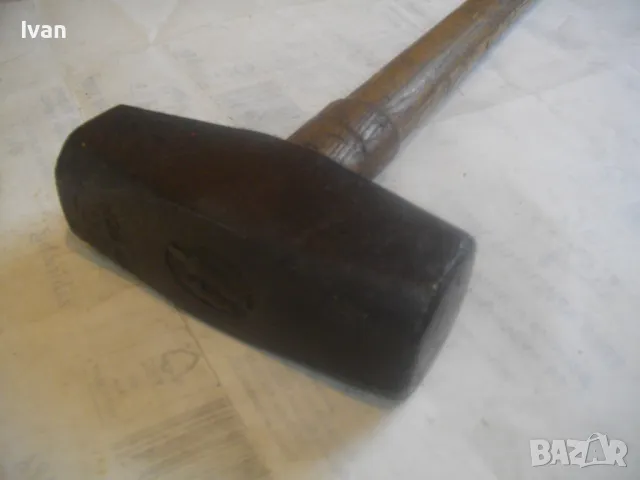89см/5,2кг НЕМСКИ МАСИВЕН КОВАН РЪЧЕН ЧУК ГОЛЯМ С ГЛАВА 4,0 кг, снимка 4 - Други инструменти - 49829265