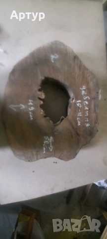 Дървени шайби от орех различни размери, снимка 10 - Декорация за дома - 53368623