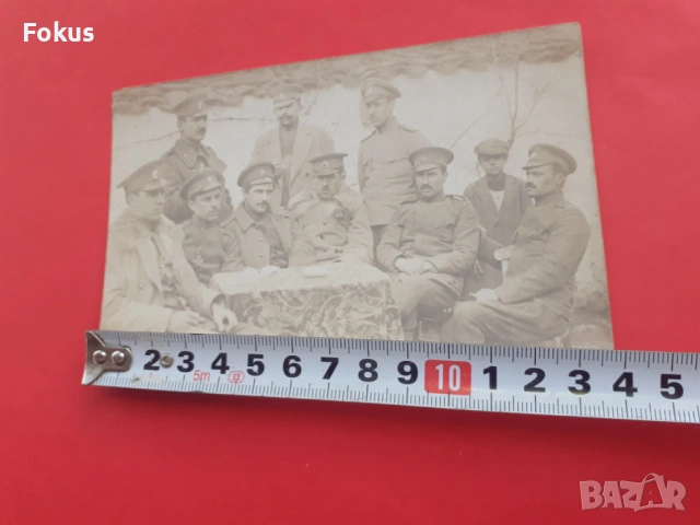 Стара военна снимка офицери Царство България, снимка 5 - Антикварни и старинни предмети - 53366242