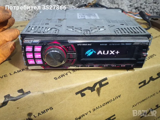 CD player ALPINE CDA-9886R USB, снимка 6 - Друга електроника - 48562689