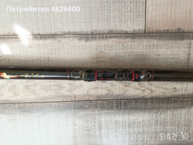 Продава оригинална Италианска карбонова Болонеза въдица-6 метра, снимка 7 - Въдици - 53748475